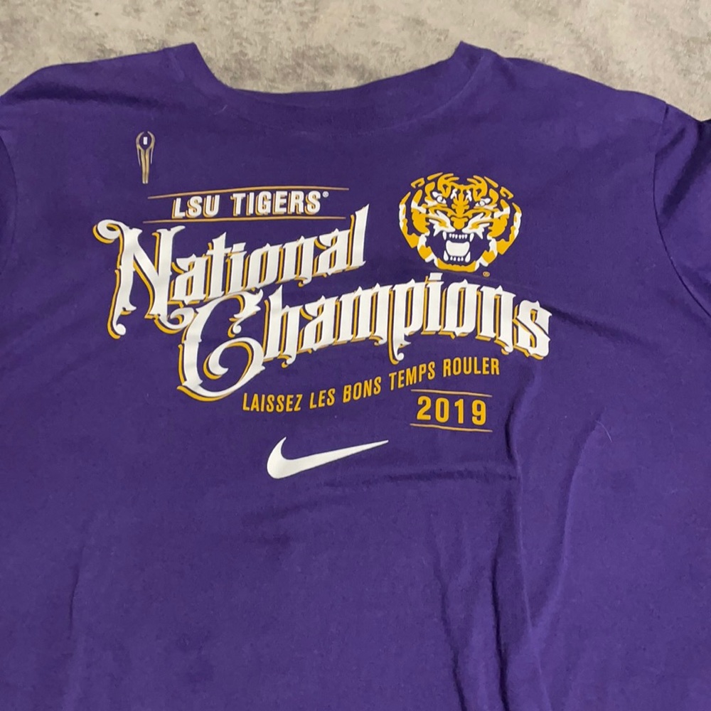 Three LSU t-shirts